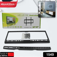 TV Wall Bracket Mount Slim Monitor Stand for 26 x 63, LCD LED 3D plasma Flat TVs Full Motion Heavy-Duty Wall Bracket, Sturdy and Strong Flat Screen Design TV Wall Mount (46cmx20cm) the24kgal