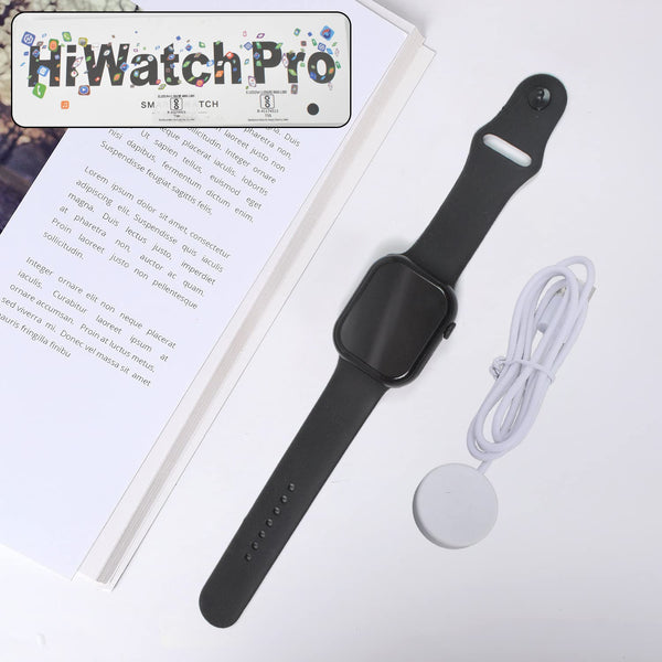 Tx10 Pro Max Large Display Wireless Charging Smartwatch (1 Pc) Wukusy