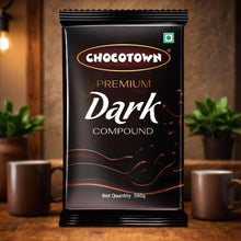 Dark Compound 500gm | Chocotown Dark Choco Slab the24kgal