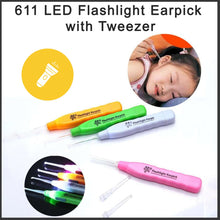 LED Flashlight Earpick with Tweezer the24kgal