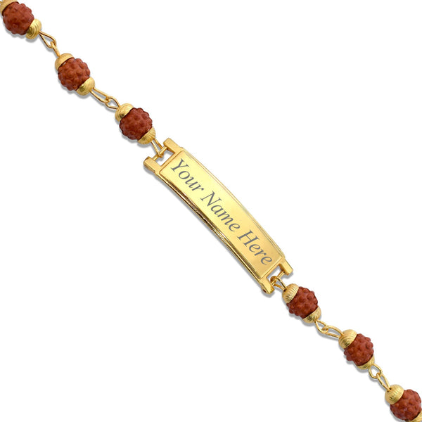 Customized Rudraksh Rakhi Wukusy