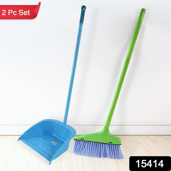 HANDLE DUSTPAN AND BRUSH FOR SWEEPING & CLEANING DUST, Supdi the24kgal