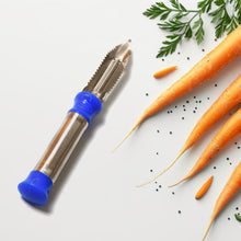 8218 2in1 Multi-purpose Stainless Steel Peeler With Hanging Ring For Vegetables Potato Peeler Carrot Grated Suitable For Peeling And Shredding Fruit And Vegetables Kitchen Accessories Piller (1 Pc) Wukusy