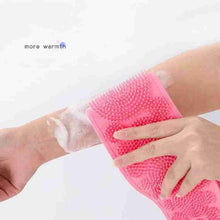 Eco-Friendly Silicone Shower Brush & Back Scrubber Towel the24kgal