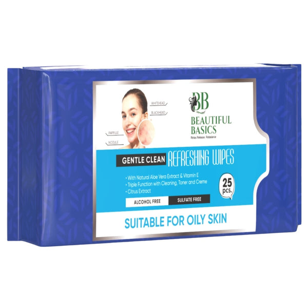 Refreshing Wet Wipes for Face | Facial Cleansing | Refreshing & Skin Hydration| Soothing for skin | pH Balance & Alcohol Free | Nourishing with Fruit extract | 25 Wipes the24kgal