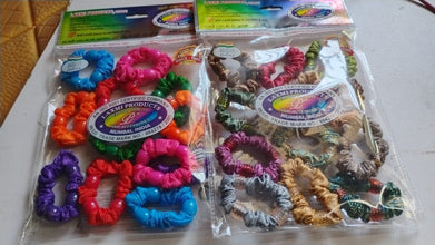 Small Hair Rubber Bands (Pack of 1 / Multicolour / Design), Hair accessories the24kgal