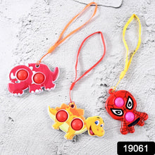 Silicone Push Pop Bubble Fidget Toy Keychain (1 Pc) the24kgal