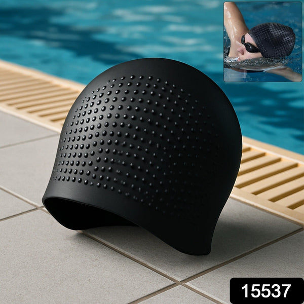 Premium Silicone Waterproof Swimming Cap (1 Pc) the24kgal