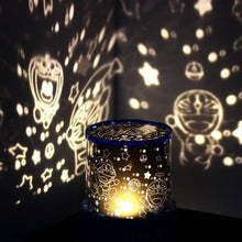 LED Projector Night Light Amazing Lamp, 3 Battery operated lamps, Rotation With the music Function, Master for Kids Bedroom Home Decoration Night Romantic Gift (Battery Not Included / 1 pc) the24kgal