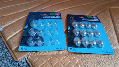 Plastic Multipurpose Wall hanging hook (12 Pcs Set / Mix Design) the24kgal