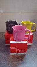 Premium Plastic Coffee / Tea Cups / Mug with Handle (1 Pc / With Color Box / Mix Color) the24kgal