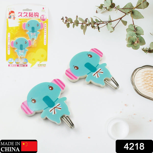 Strong Self-Adhesive Hooks (2 Pc): Heavy Duty, Waterproof, All-Purpose the24kgal