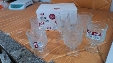Juice water Glass Tumbler, Water glass (Set of 6 pcs / 185 ML) the24kgal