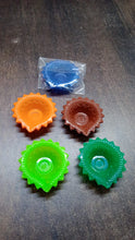 Silicone Diya for Diwali Attractive Design Colourful Diya Combo (Mix Design /1 Pc) the24kgal