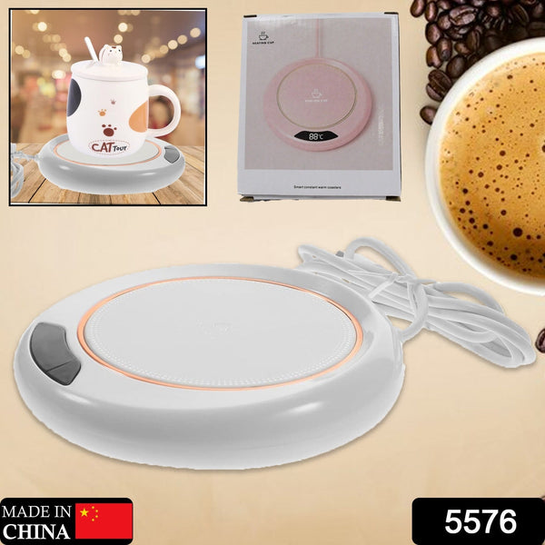 USB Warm Coaster Heated Coffee Mug Portable Office Desk Portable Cup, Heater Coffee Mug Warmer Electric Cup Warmer (1 Pc) the24kgal