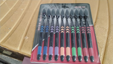 Soft Toothbrush With Plastic Round Box for Men and Women, Kids, Adults Plastic Toothbrush (10 pcs Set) the24kgal