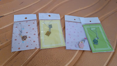 Cartoon Metal Mobile Straps and Keychains (1 Pc & mix Design) the24kgal