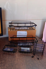 Metal Shower Basket / Canddy, for Bathroom Organiser (5 Pc Combo) the24kgal