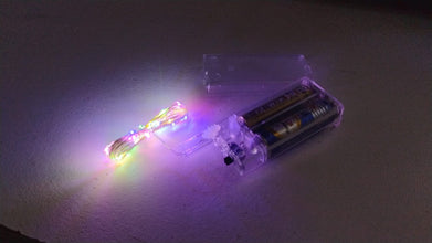 Multicolor 2AA Battery Powered, Copper Wire String Fairy Lights with 30 LEDs the24kgal