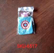 Captain America Print Small Hot Water Bag with Cover for Pain Relief the24kgal