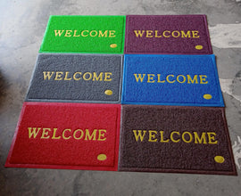Welcome Door Mat for Home Entrance Outdoor Mat Anti Slip Heavy Duty and Waterproof | Easy to Clean for Entry For Bedroom, Living Room (23x15 Inch) the24kgal