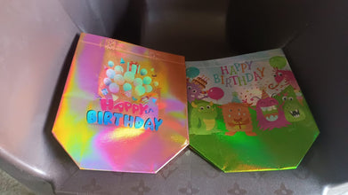 Birthday Gift Bag, Reusable Party Gift Bags (1 Pc / Mix Design) the24kgal