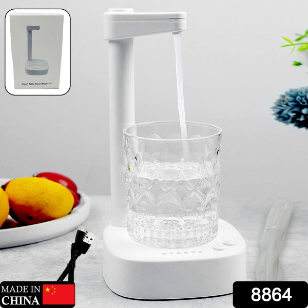 USB Charging Desktop Water Dispenser – Smart One Button Operation, Portable Water Pump for Home & Office the24kgal
