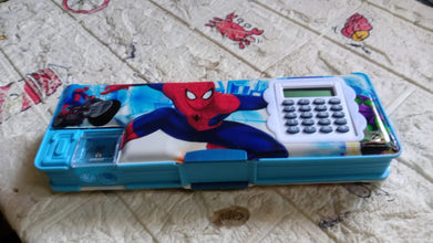 Cartoon Multi-functional Geometry Box with Calculator & Double Sharpener the24kgal