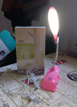 Desk Lamp Adjustable Gooseneck USB Rechargeable 3 modes of Lighting, Reading Lamp for Dorm White, Study Desk lamp Suitable for Girls College Bedroom Reading the24kgal