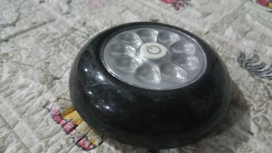 9 LED Touch Light Closet Light Battery Powered Stick-on Anywhere Puck Lights with New Strong Adhesive for Cabinet, Stair, Bedroom, Kitchen Night Light Stick Tap Night ( Battery Not Included / 1 Pc ) the24kgal