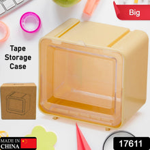 Durable Transparent Tape Storage Box – Plastic Office Organizer the24kgal