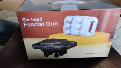 Handheld Full Body Massager 6-Head Massage Gun (1 Pc / Mix Color) the24kgal