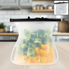 Reusable Silicone Food Bag – Leakproof, Flat Bottom, BPA-Free, Microwave & Dishwasher Safe the24kgal