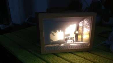 LED NightPainting Decoration Picture Frame Light (1 Pc / 20×15 CM) the24kgal
