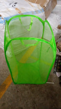 Foldable Collapsible Mesh Laundry Bag Pack Of 1 (Mix Color) the24kgal