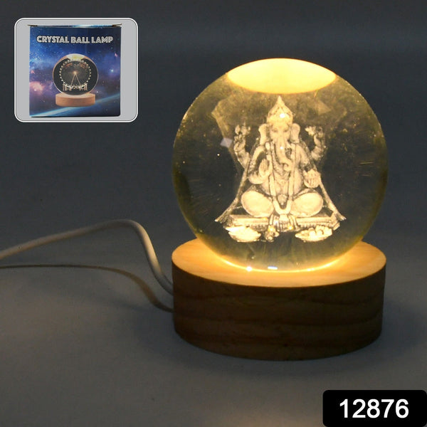 3D Crystal Ball lamps for Bedroom 3D Lamps for Home Decoration 3D Crystal Ball Night Light Gifts for Women Gifts for Men Room Decor Items for Bedroom for Friend and Family (1 Pc) the24kgal