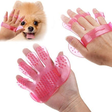 Rubber Pet Cleaning Massaging Grooming Glove Brush the24kgal