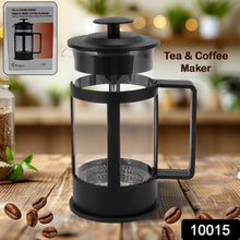 Coffee and Tea maker, Coffee Maker Glass Stainless Steel Coffee Press Glass Teapot for Camping Travel Gifts kitchen tools (Approx 350ml) the24kgal