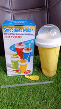 Smoothies Maker Cup, Magic Quick Frozen Smoothies Cup Cooling Cup Double Layer Squeeze Cup Slushy Maker (1 Pc) the24kgal