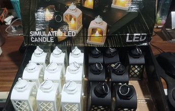 Smokeless Led Light Lantern Lamp (24 Pcs Set) the24kgal