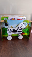 Zebra Pull Along Toy Baby Early Walking Pull Toy Rope Toy for Babies Walking Toy the24kgal