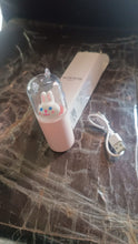Portable Mini Facial Steamer – USB Rechargeable Nano Mist Sprayer with Cute Cartoon Design the24kgal