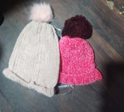Soft Winter Cap, Woolen Inside Fur Beanie Cap (1 Pc / Mix Design & Color) the24kgal