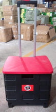 Foldable Shopping Grocery Trolley / Cart Travel Portable Food Basket (1 Pc) the24kgal