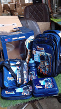 5 in 1 School Bag Includes lunch bag, 14 inch School Bags, water bottle & pencil case in box packing (1 Set / Mix Color)) the24kgal