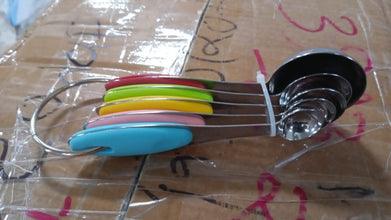 Measuring Cups and Spoons Stackable Set with Silicone Handle(5 Pc Set) the24kgal