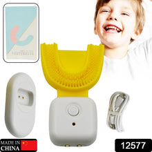 Ultrasonic Electric Toothbrush U Shaped Automatic Toothbrushes for Teeth Whitening Rechargeable, Waterproof Training Toothbrushes for Kids Children's (1 Pc) the24kgal