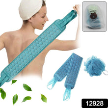 Bath Shower Scrubber Set – Dual-Sided Loofah Sponge & Bath Brush for Deep Clean (2 Pcs) the24kgal