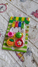Fancy & Stylish Mini Erasers for Kids (8 Pc Set) - Fun Designs, Party Favors the24kgal