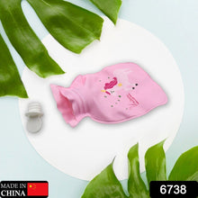 Mix-Design Printed Small Hot Water Bag – Leak-Proof Hot/Cold Therapy for Pain Relief (1 Pc) the24kgal